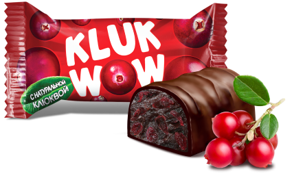 Конфеты "Kluk-WOW" ("Клюк-ВАУ") глазированные