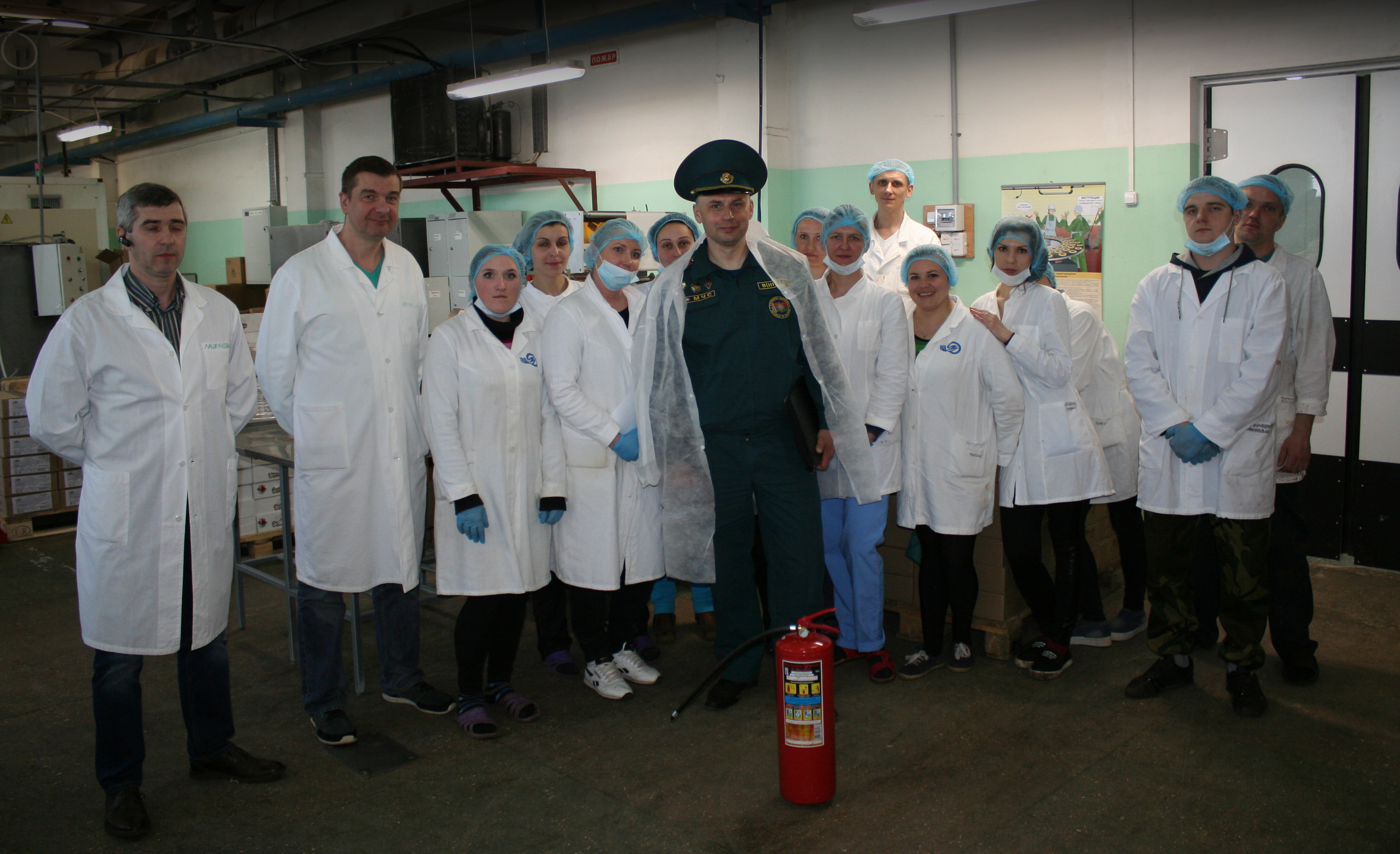 Our production was visited by the employees of the Ministry of Emergency Situations